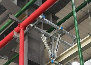 建湖该抗震支架的整体式支吊架结构协调性好